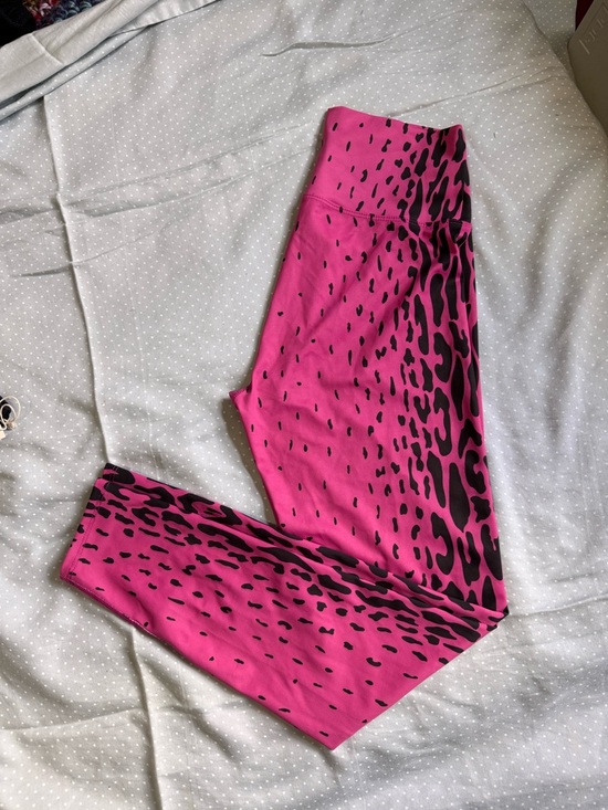 Pants - Beach Riot Hot Pink Animal Print Leggings Large